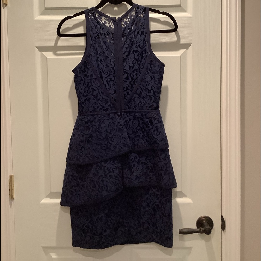 Gianni bindi navy blue dress.